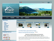 Tablet Screenshot of crete-real-estate.gr
